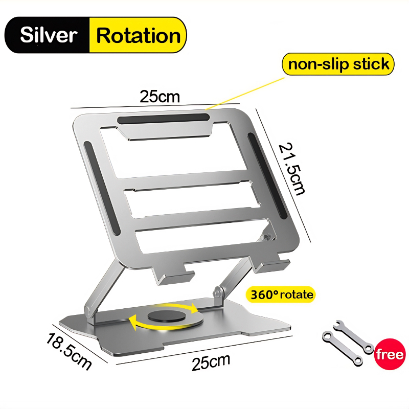Laptop Stand 360° Rotatable Tablet Holder Foldable Laptop Stand Height ...