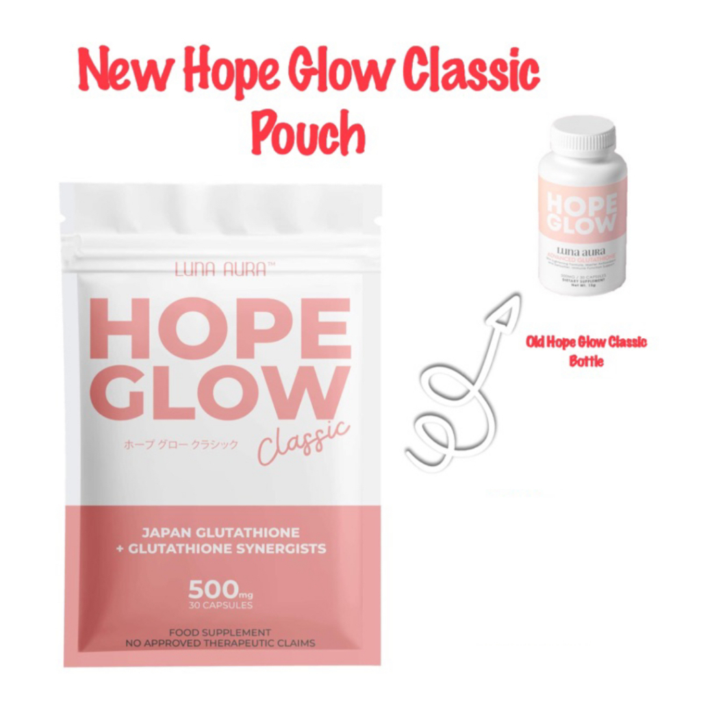 HOPE GLOW by Luna Aura Glutathione Capsule FDA Approved 30 Capsules  GLUTATHIONE CAPSULE | Shopee Philippines