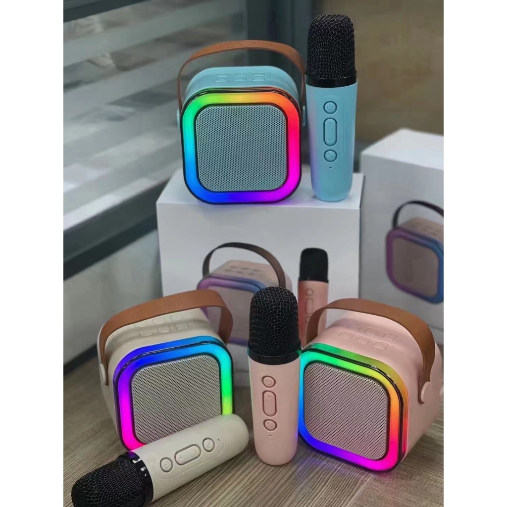 K12 Mini Wireless Karaoke Bluetooth Speaker with Microphone Set ...