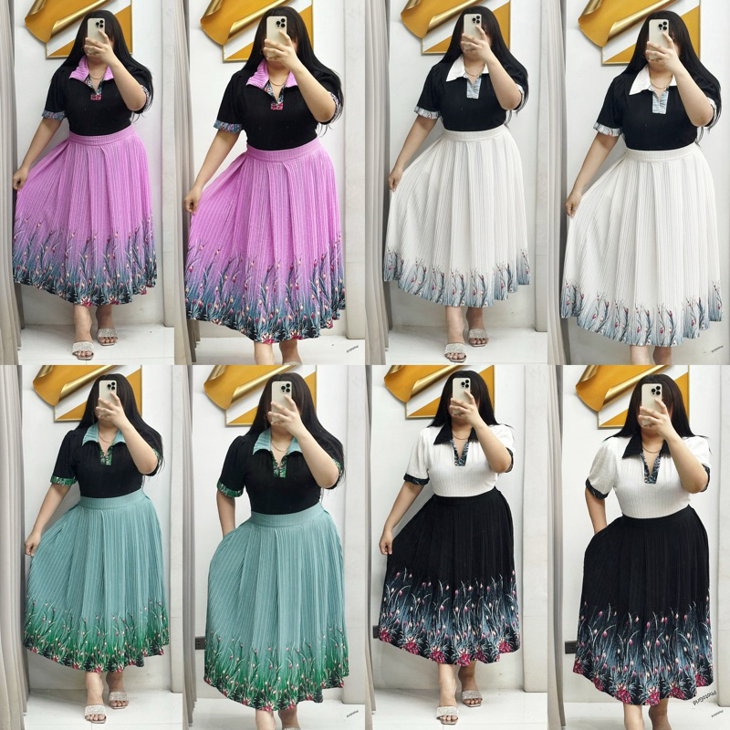 Kyra maxi skirt terno by Plus size collection ph