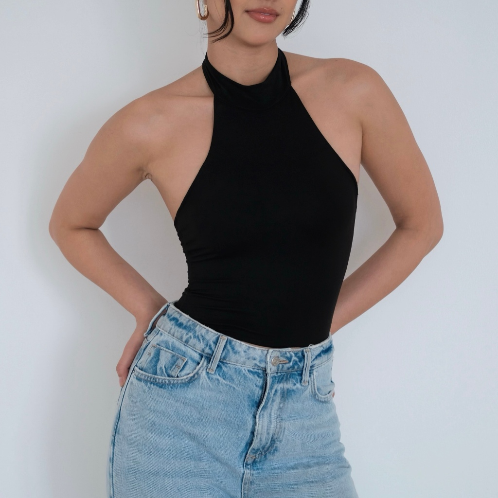 Mera Chiara Halter Neck Top | Shopee Philippines