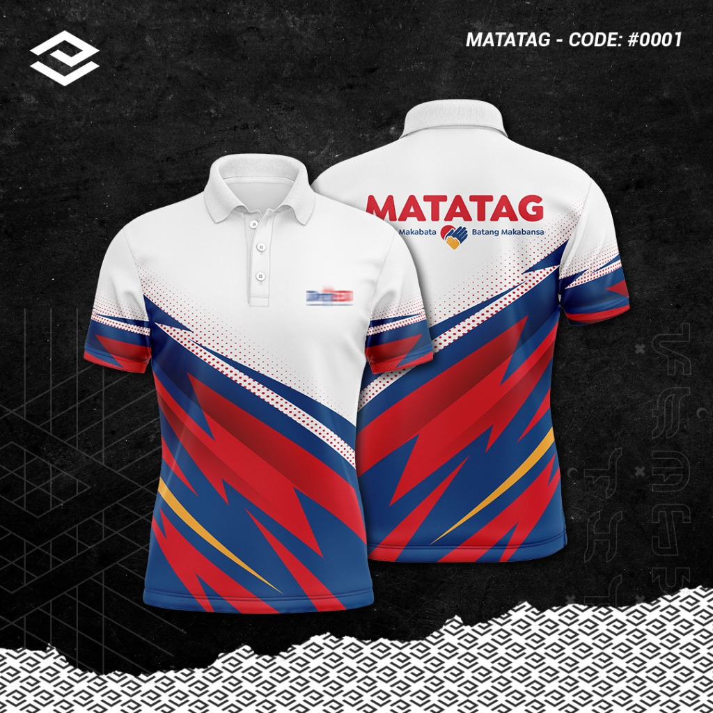 Full Sublimation Matatag Polo, Matatag School Uniform, Matatag Polo ...