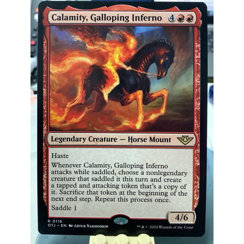 MTG - Calamity, Galloping Inferno (Outlaws of Thunder Junction) - {Rare ...