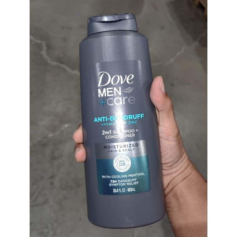 DOVE MEN CARE ANTI DANDRUFF + PYRITHIONE ZINC SHAMPOO AND CONDITIONER
