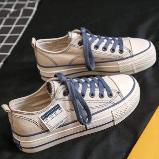 [JS]korean fashion Canvas Shoes platforms for WOMEN #R77 | Shopee ...