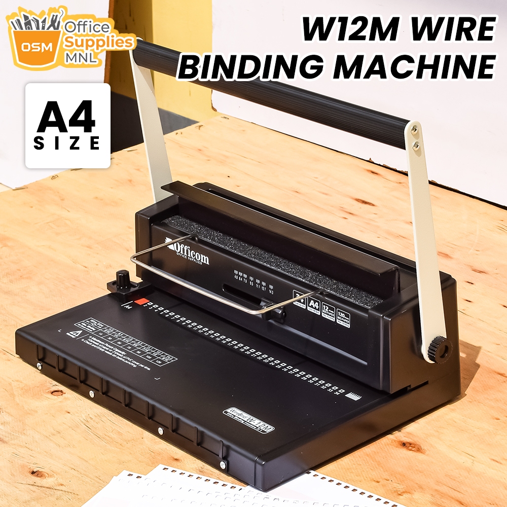 Wire Binding Machine W12M A4 Size Heavy Duty Brand Shopee