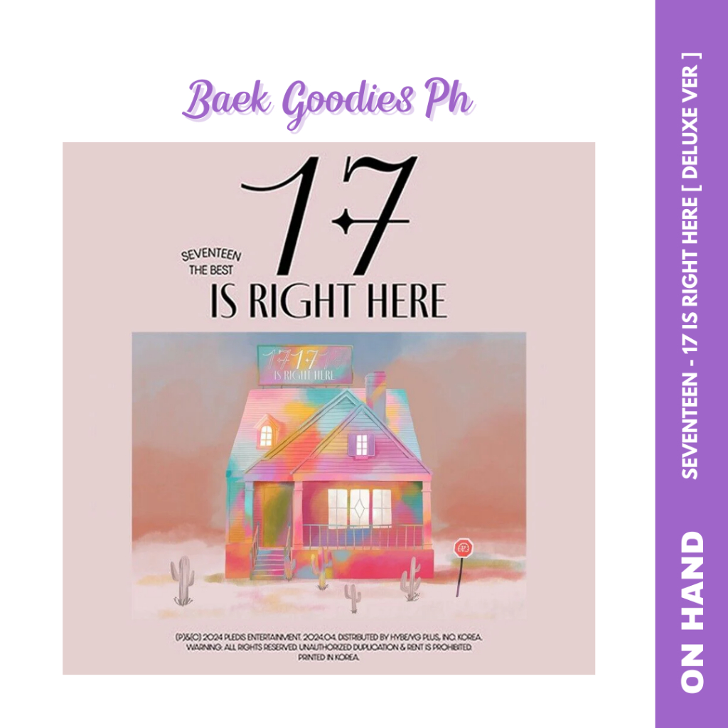 SEVENTEEN - Best Album 17 is Right Here Deluxe ver | Shopee Philippines