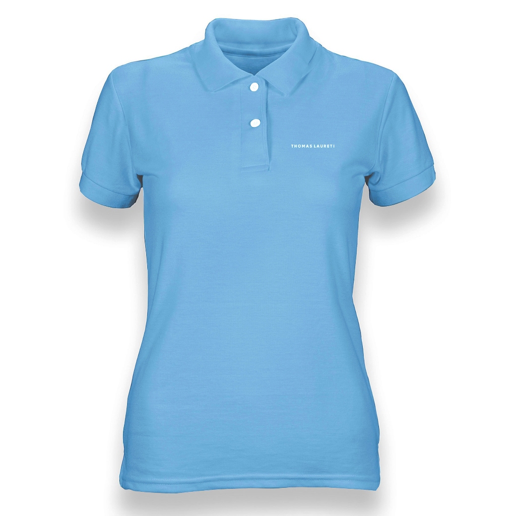 WOMEN S THOMAS LAURETI LIGHT BLUE POLO SHIRT Shopee Philippines