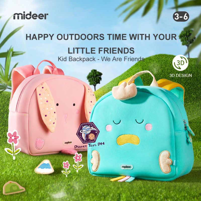 Mideer We Are Friends Eric Carle Kids Backpack cute kids bag | Shopee ...