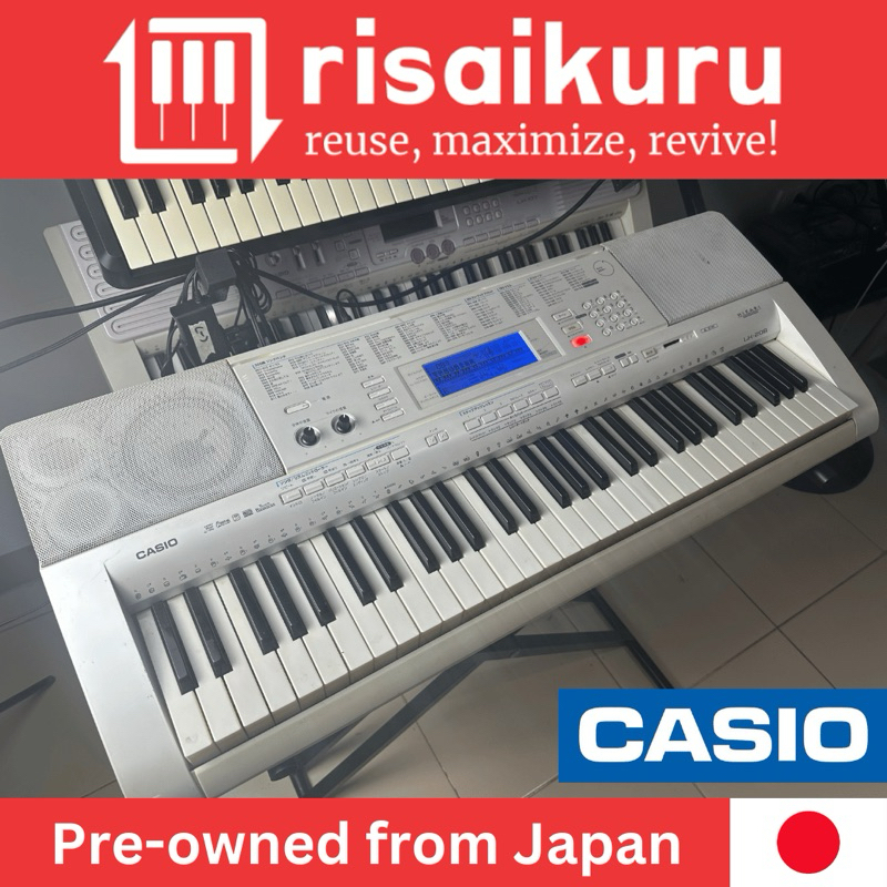 Casio LK-208 Piano Keyboard Organ 61 Semi Weighted Keys | Shopee ...