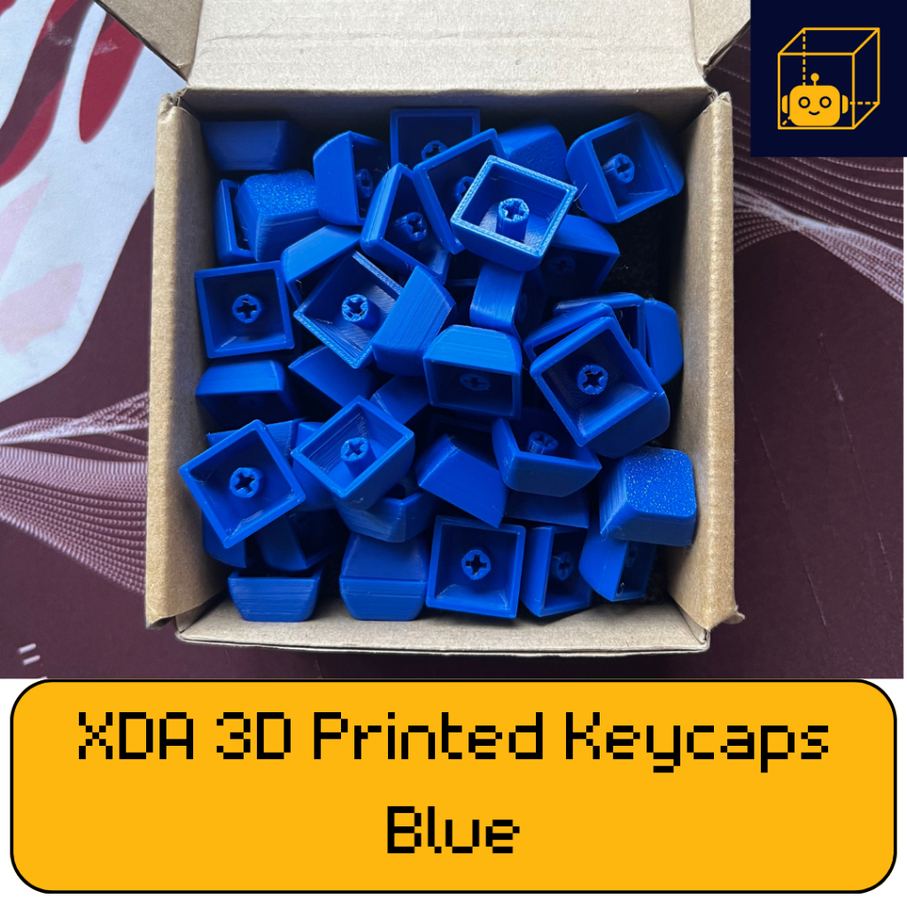 PixelBlock3D Blank Keycap Keycaps - FDM 3D Printed Different Colors XDA ...