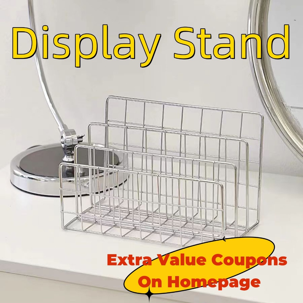 Iron Desktop Shelf Metal Bookshelf and Multifunctional Desk Organizer ...