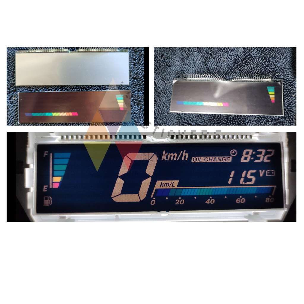 Honda Click 125 V2, V3, Click 150 V2 & 160 Colored Panel Sticker (BLACK ...