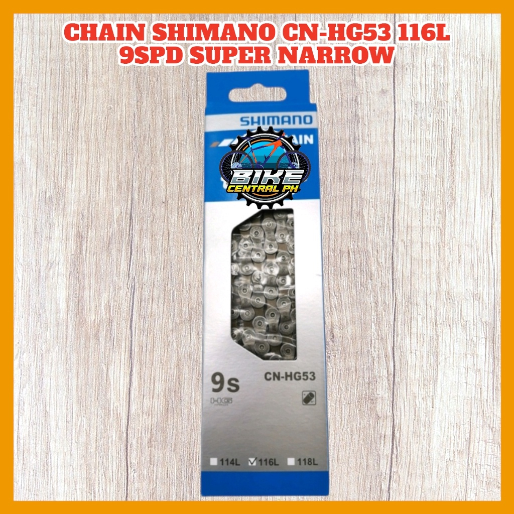 SHIMANO CHAIN CN-HG53 9speed 116L Shopee Philippines