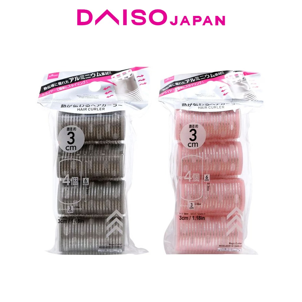 Daiso Magic Hair Curler (3cm, 4 pcs) Shopee Philippines