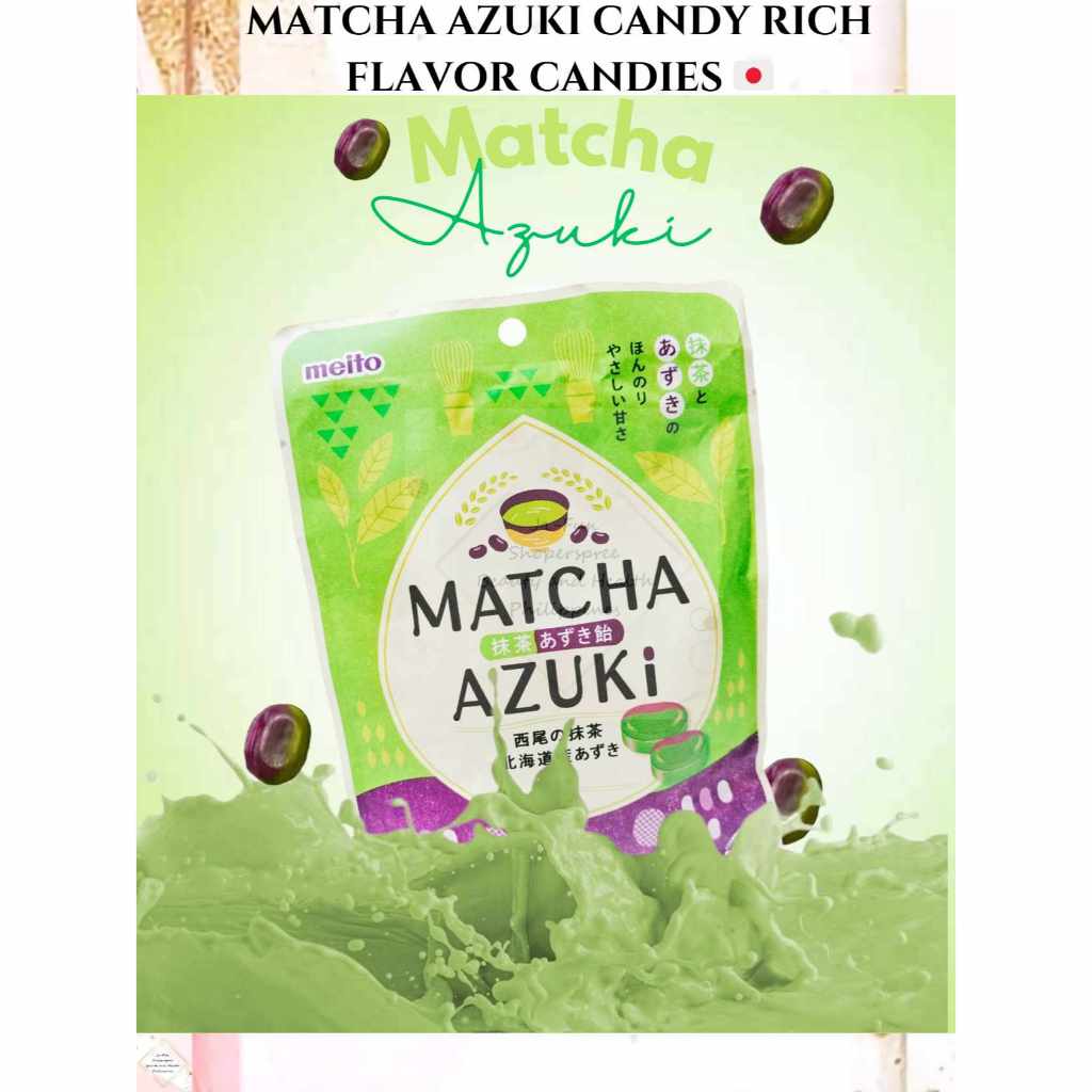 MATCHA CANDY AZUKI CANDY RICH FLAVOR CANDIES ( MEITO SANGYO JAPAN ...