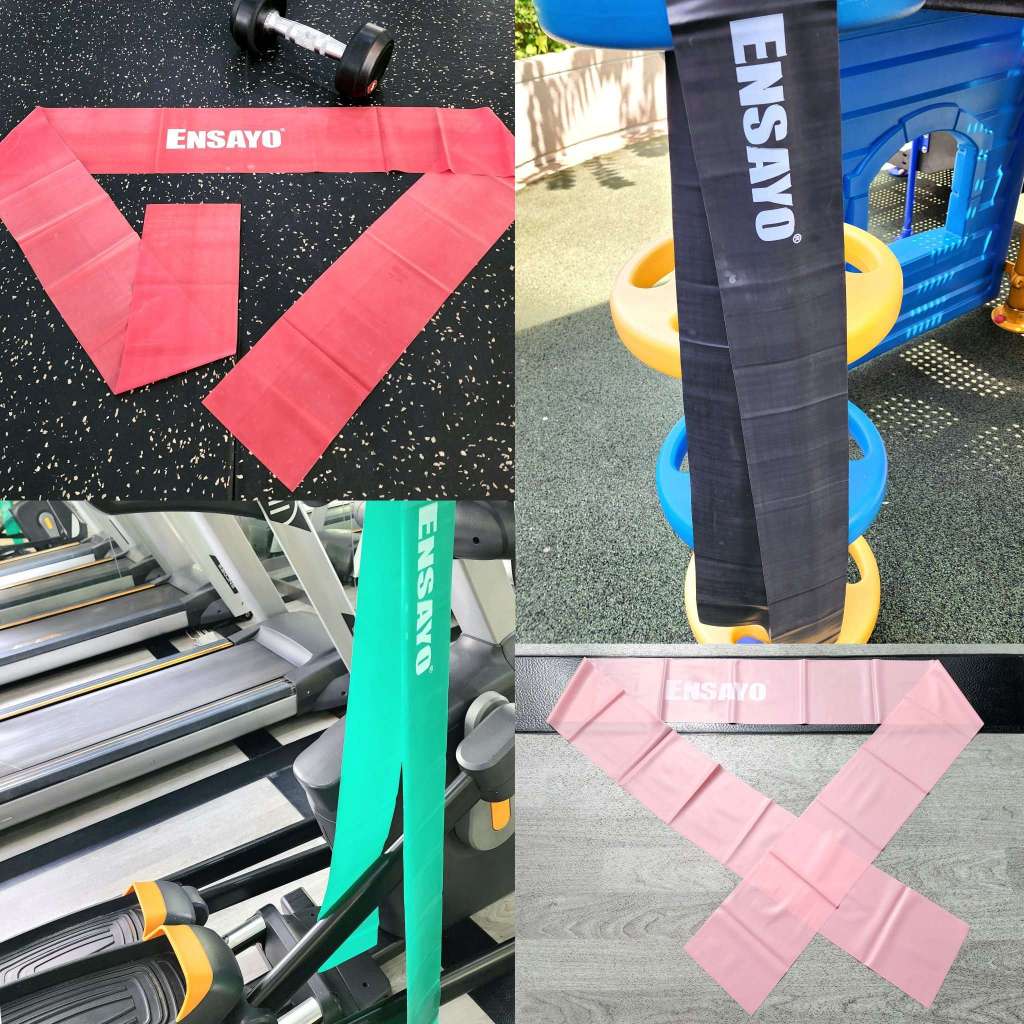 ENSAYO Therapy Long BANDS 2m Length For Stretching / Mobility Light to ...