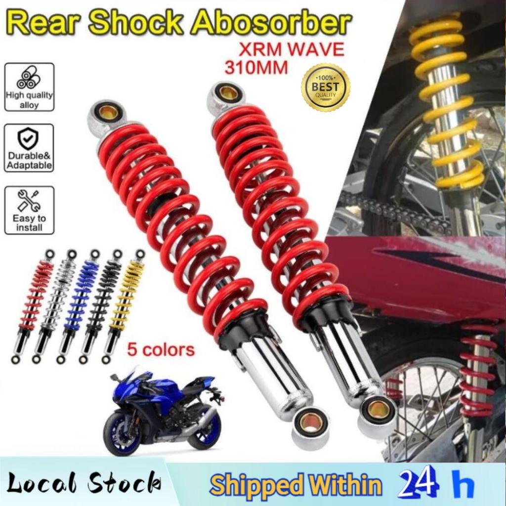 2PCS Motorcycle Rear Shock 310mm Wave 100/110i/125 Xrm 110/125 Tmx 125 ...