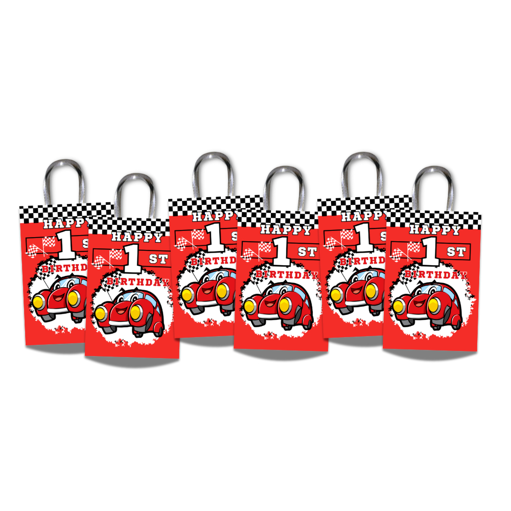 ST101 57E6 Car Theme 0-10 Candy Loot Bag Birthday Party Giveaway ...