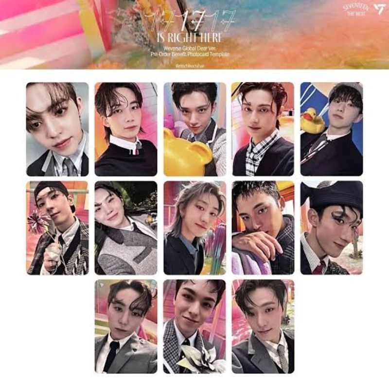 SEVENTEEN 17 IS RIGHT HERE weverseコンプリート SEVENTEEN BEST ALBUM 17 IS RIGHT HERE (WEVERSE ALBUM VER