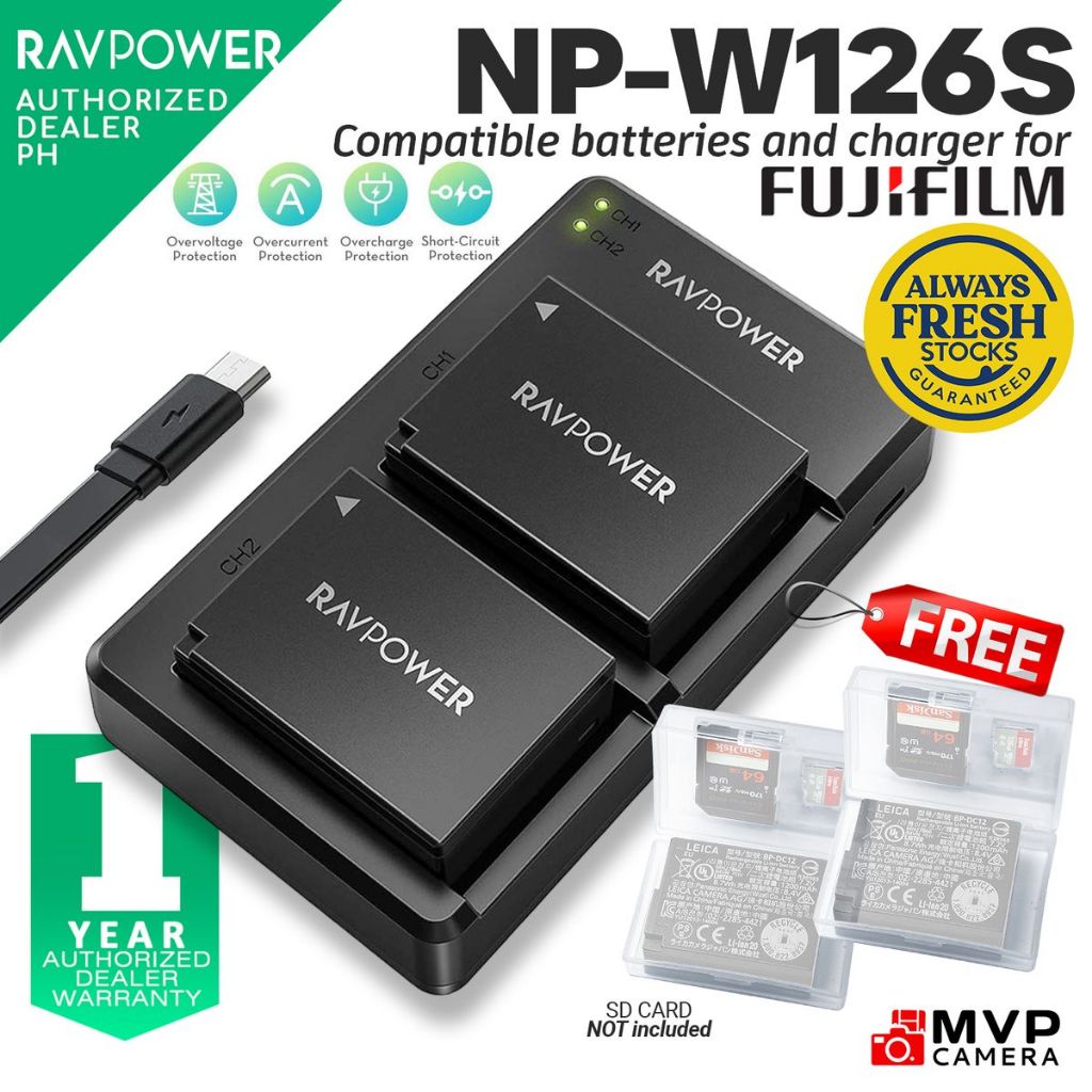 Ravpower Np W126 Np W126s Npw126s 126 126s Battery Charger Fuji