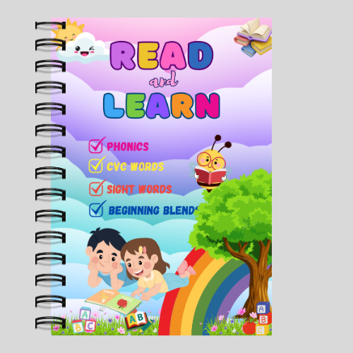 READ AND LEARN ACTIVITY BOOKS FOR KIDS A5 SIZE 100 LEAVES LAMINATED ...