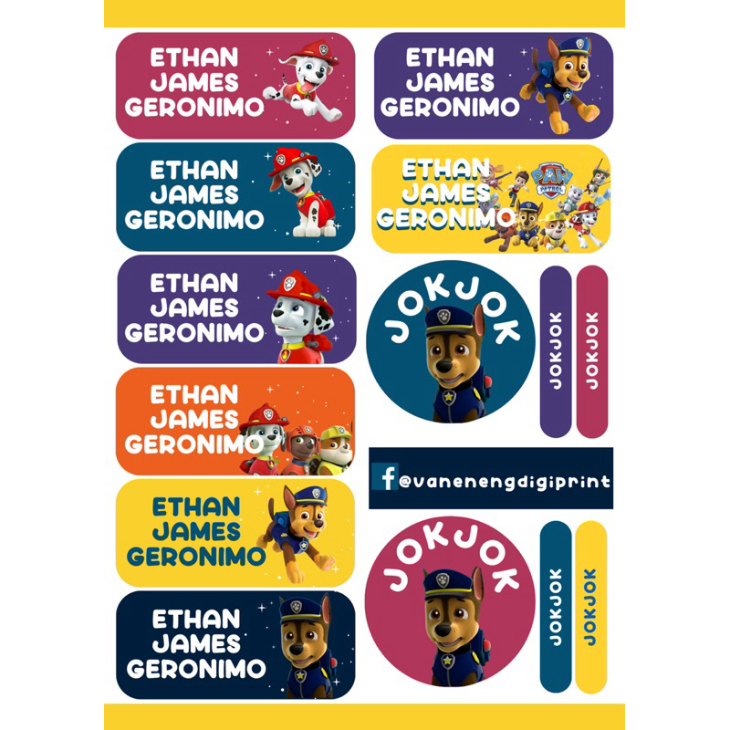 label sticker name for kids | Shopee Philippines