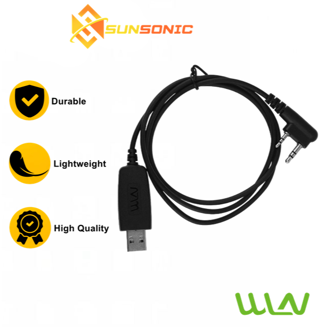Wln 2 Pin Usb Programming Cable for Kd-c1 Kd-c1 Plus Kd- uv1 Two Way ...