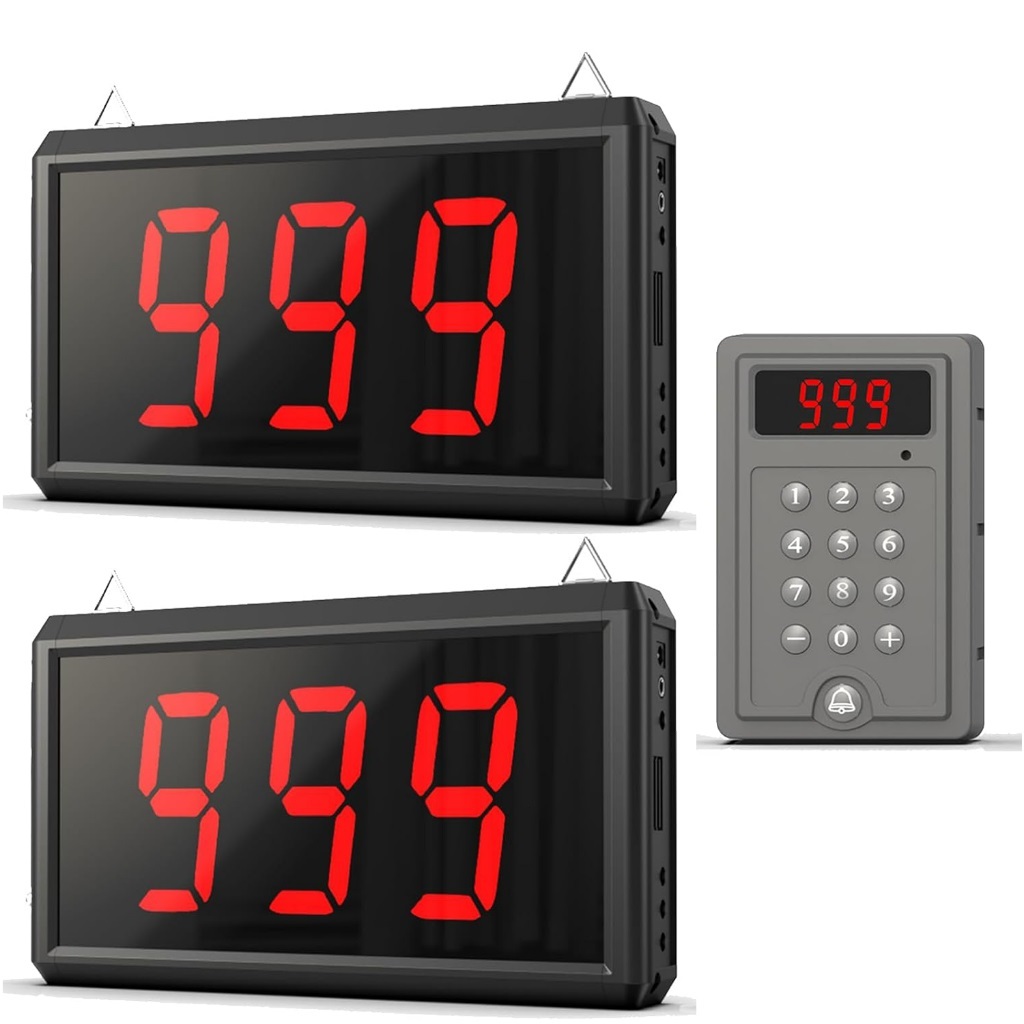Chunhee Wireless Number Display System Silent Version Volume 0dB for ...