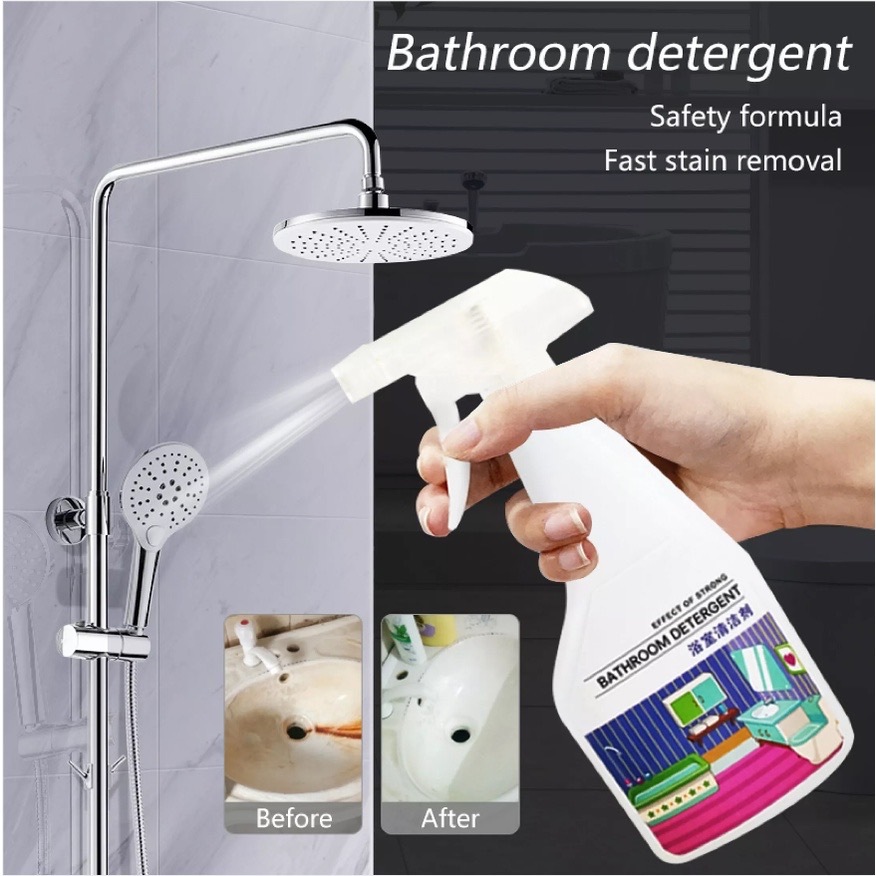 350ml Bathroom Cleaner Toilet Bowl Cleaner Scale Remover Spray Tile ...