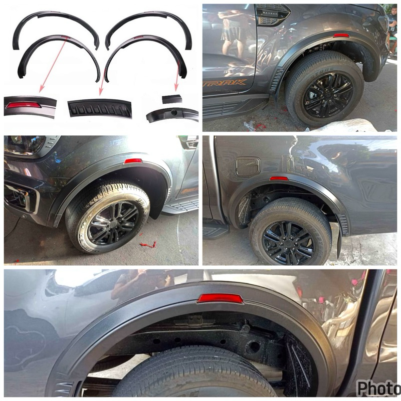 Ford Ranger 2012 - 2022 Slim Fender Flare with Reflector | Shopee ...
