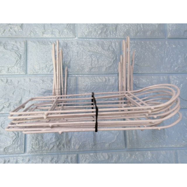 (10pcs) Single Shoe Rack Hanging Shelf Rack Wall Display | Shopee ...