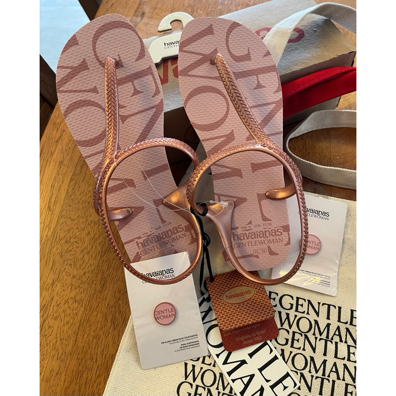 GENUINE LIMITED EDITION HAVAIANAS X GENTLEWOMAN URBAN FLASH SANDALS FLIP FLOPS