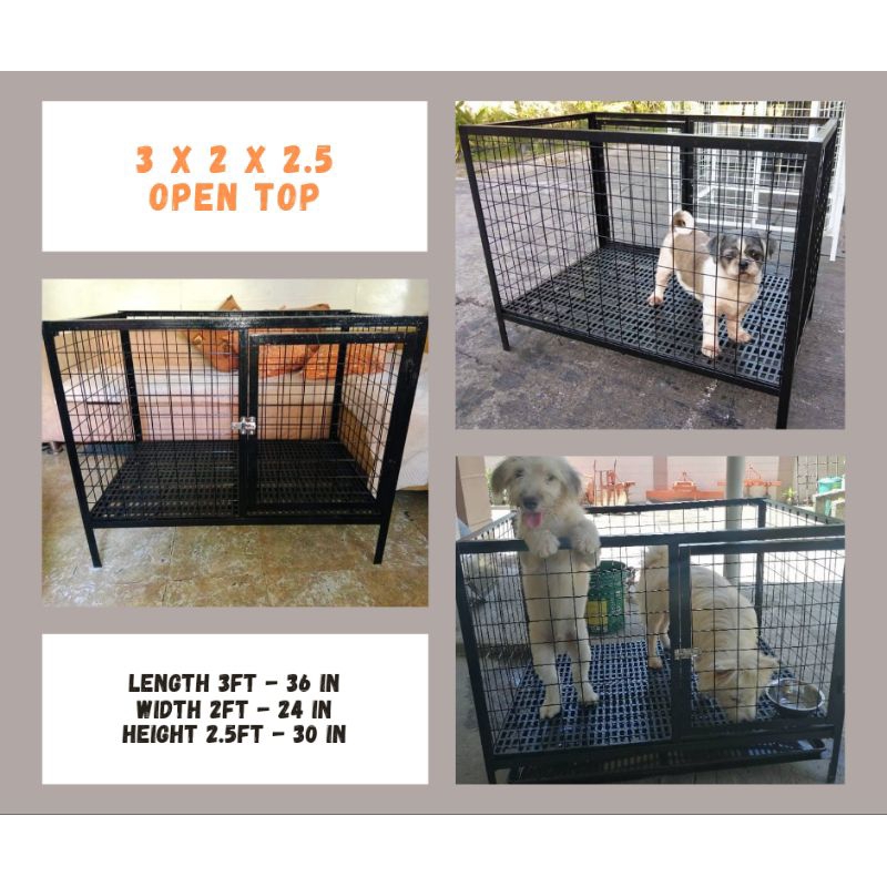 Dog cage shopee best sale