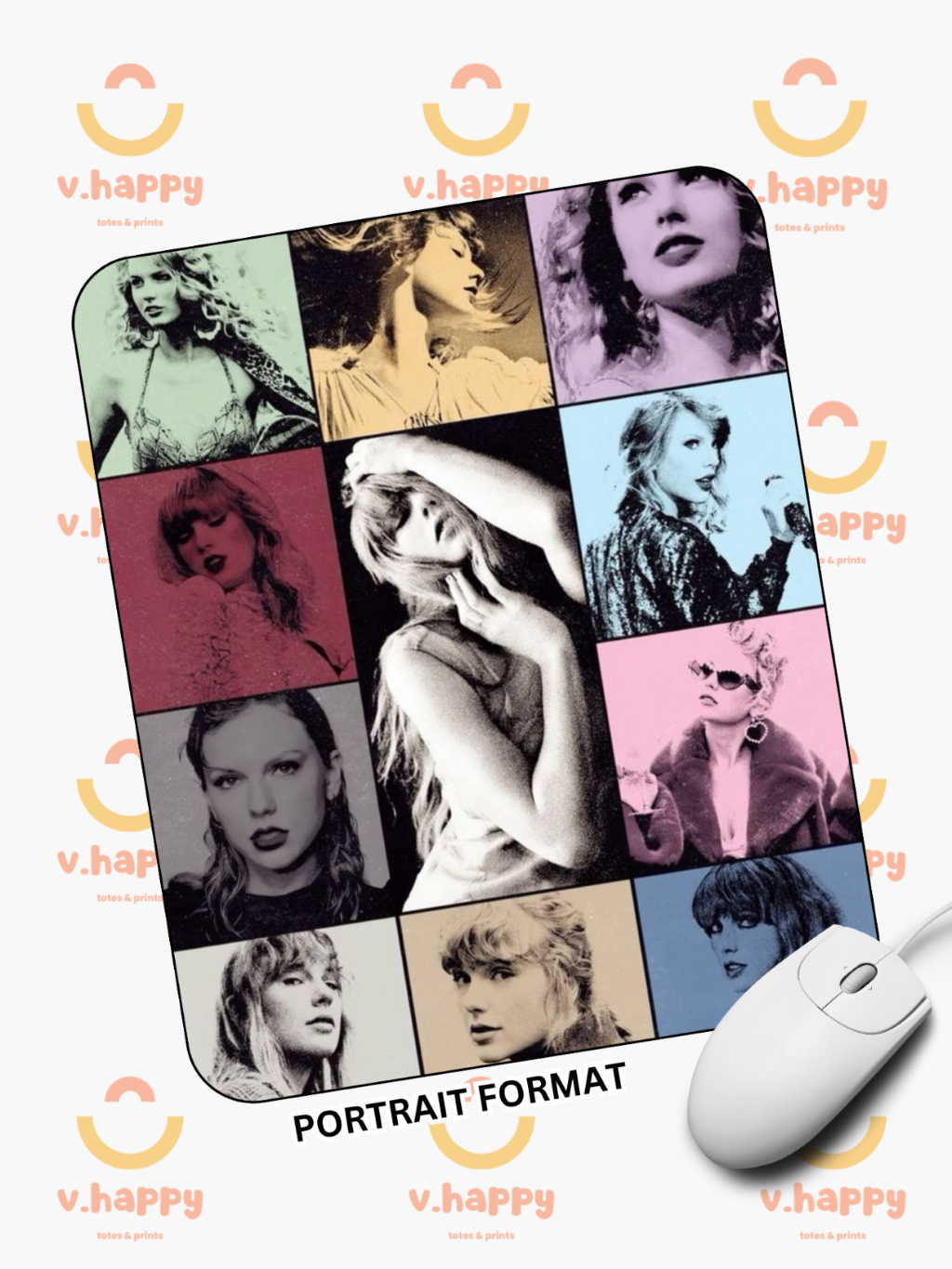 TAYLOR SWIFT Inspired Fan Art Collection Personalized Computer Mouse ...