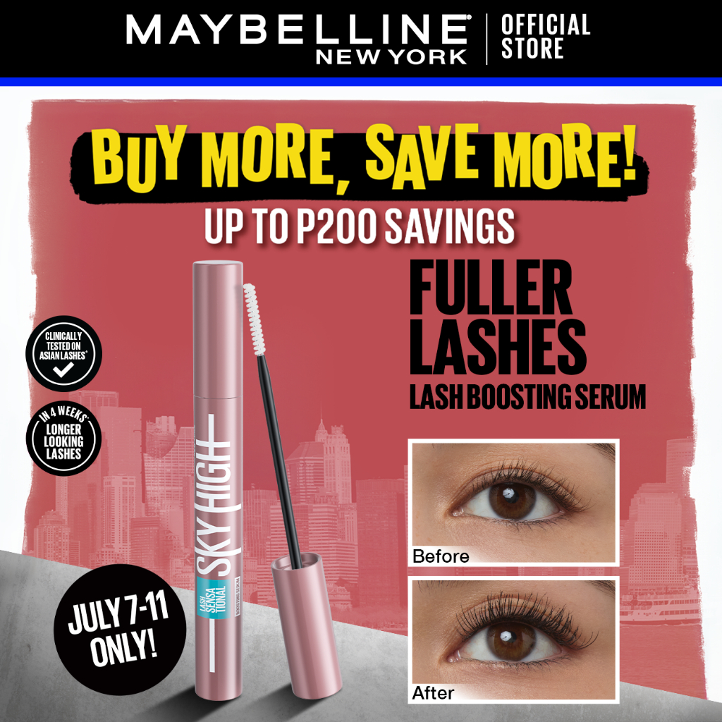Maybelline Lash Sensational Sky High Boosting Lash Serum [Lengthening Lash Serum, Eyelash