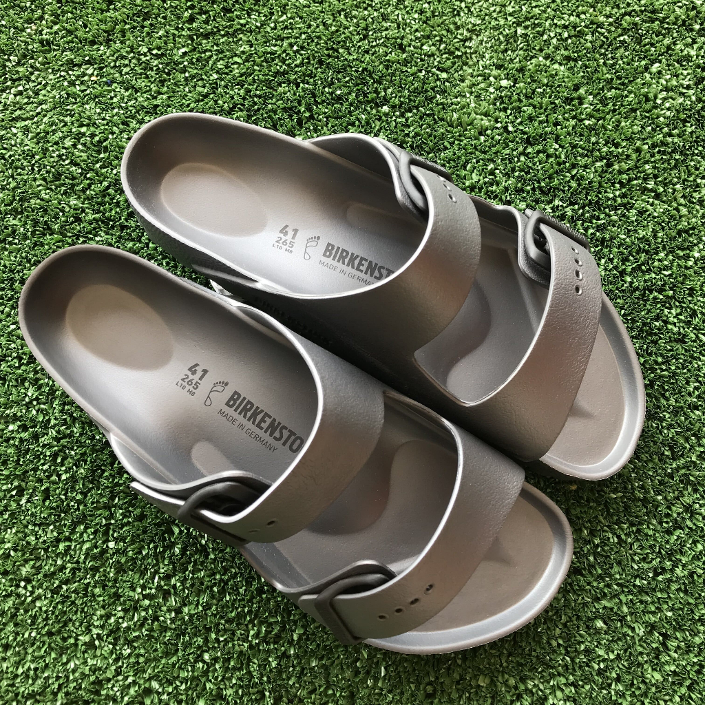 Grey waterproof birkenstocks clearance