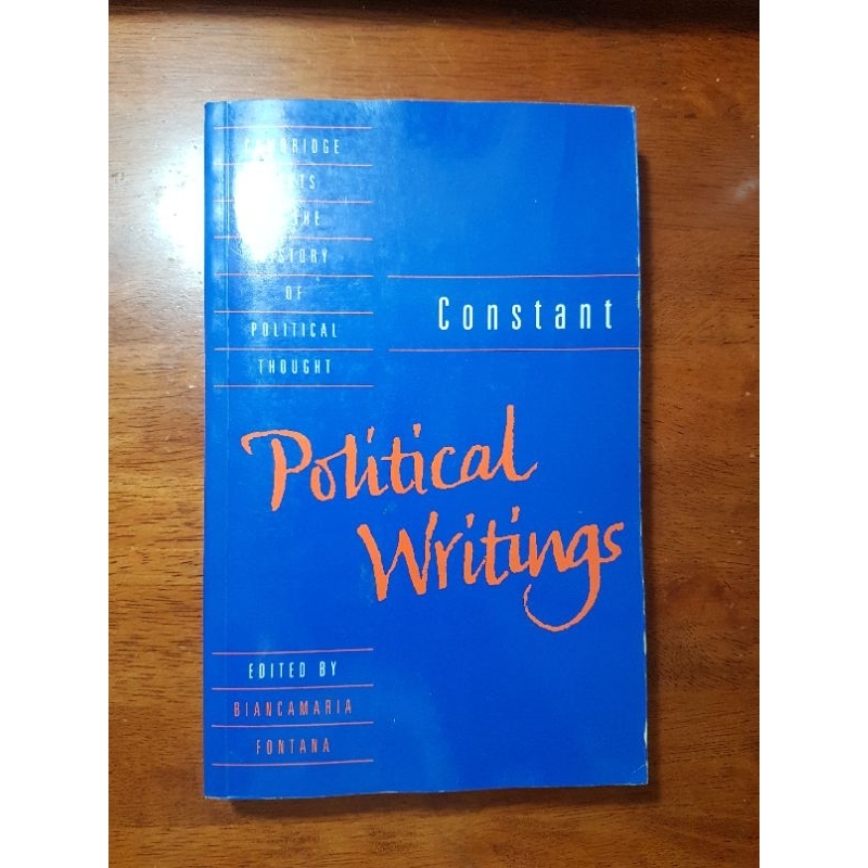 Political Writings by Benjamin Constant | Shopee Philippines