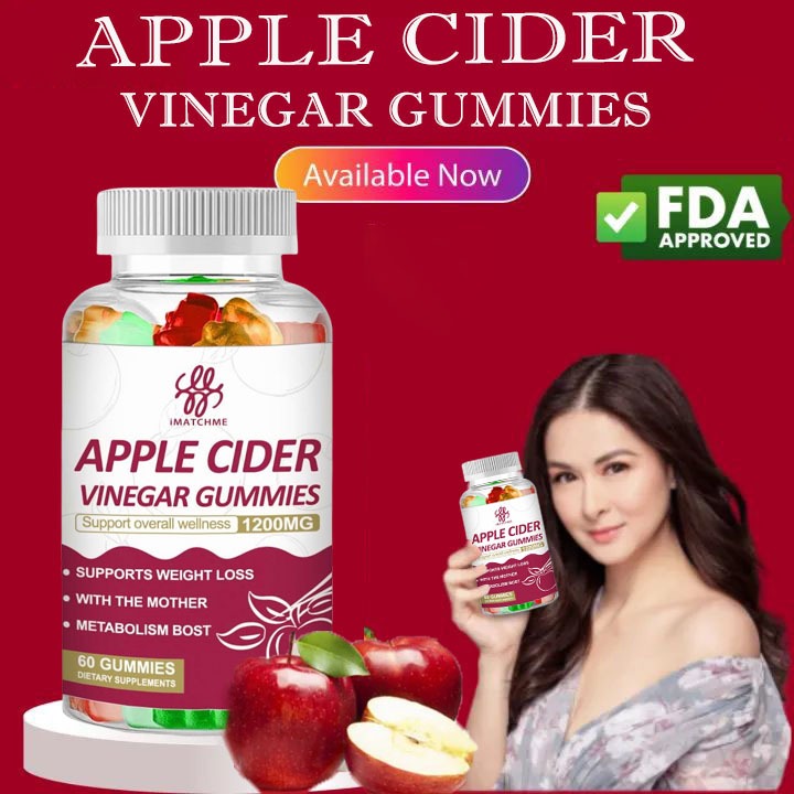 iMATCHME Apple cider vinegar gummies 100 original Apple cider gummies