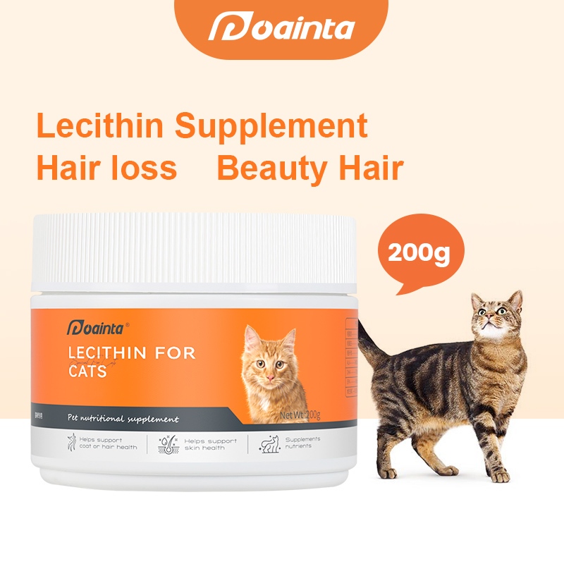 PUAINTA Cat Supplement Lecithin For Cats Hair Loss Beauty Hair Immune