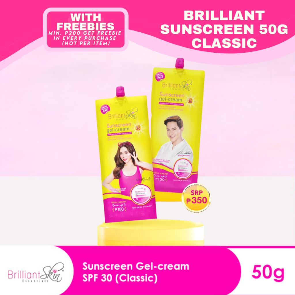 Brilliant sunscreen gel cream original - CLASSIC, LIGHT PINK, PERFECT ...