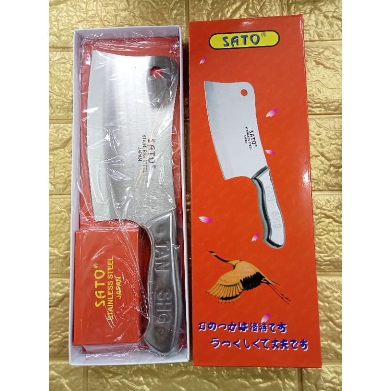 COD SATO Bone chopping knife kitchen | Shopee Philippines