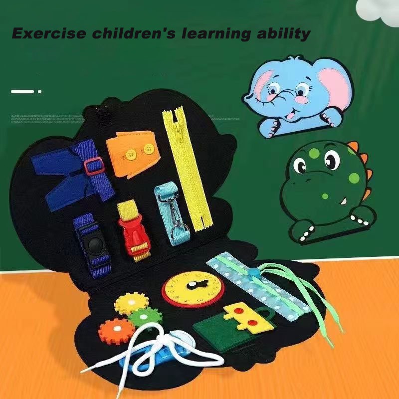 Toddler Busy Board Early Childhood Basic Toys Baby Skill Education ...