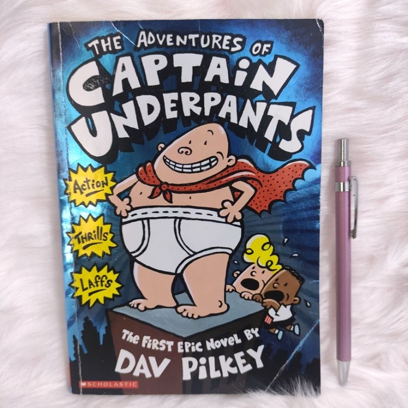 The Adventures of Captain Underpants by Dav Pilkey / On Sale | Shopee ...