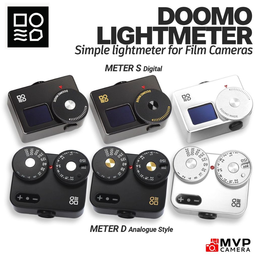 DOOMO Lightmeter Light Meter METER S D Black Brass Silver MVP CAMERA Shopee Philippines