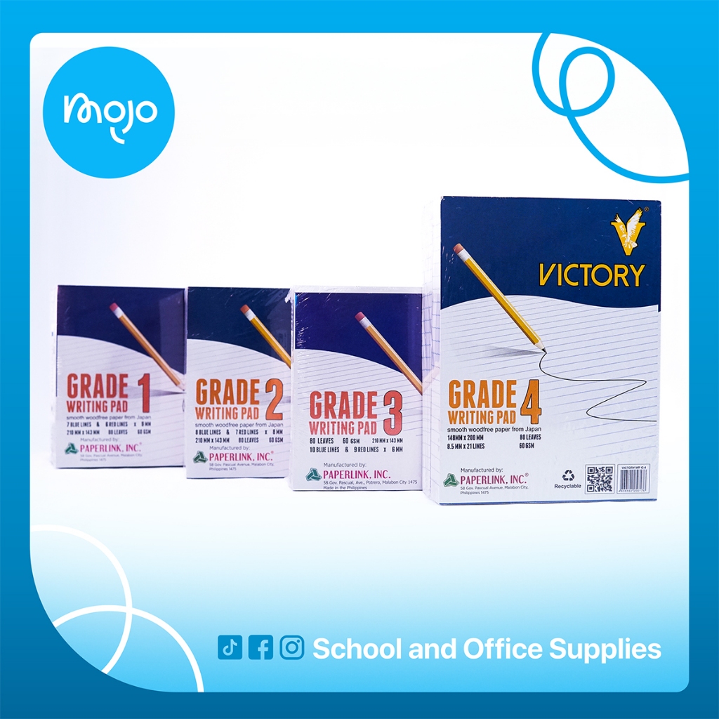 Writing Pad Paper Victory Grade 1 2 3 4 Pad Paper per Ream 10pcs per ...