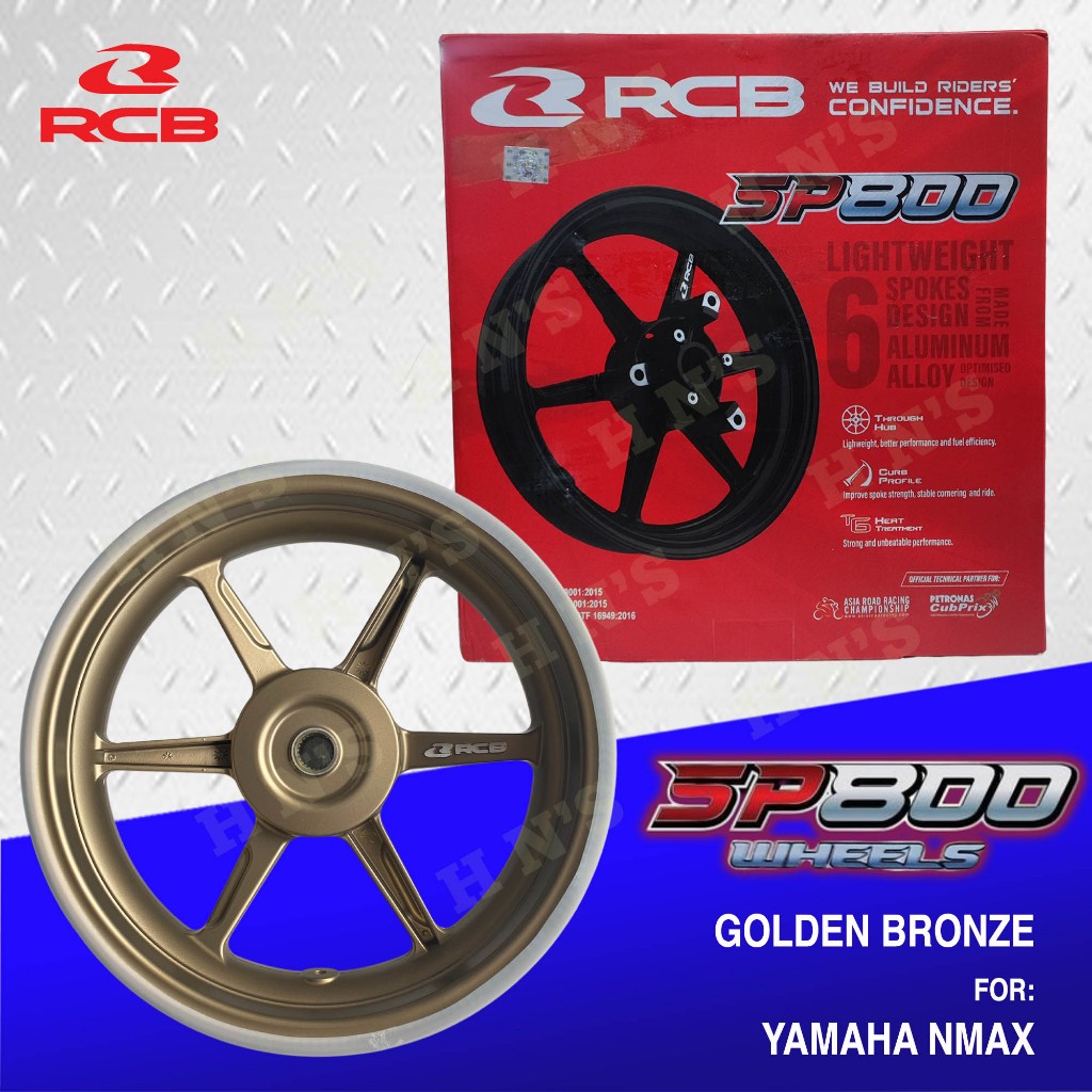 RACING BOY RCB SP800 Mags Golden Bronze for Yamaha NMAX V2 01S0489Z ...