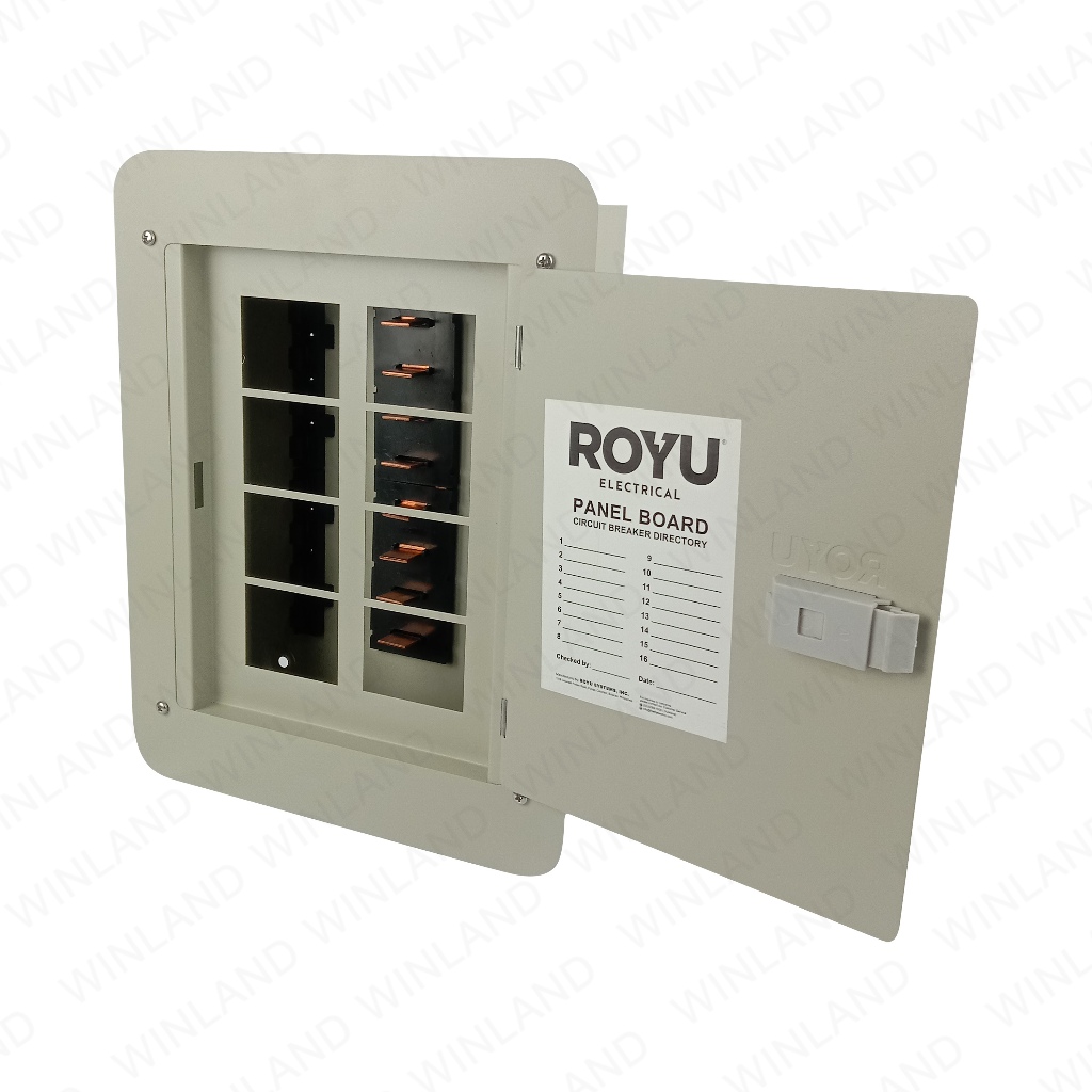 Royu by Winland Electrical Circuit Breaker Metal Base Panel Flush Nema ...