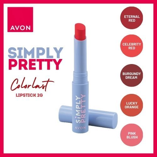 Avon Simply Pretty Colorlast Lipstick 2g Kiss Proof Perfection Long ...