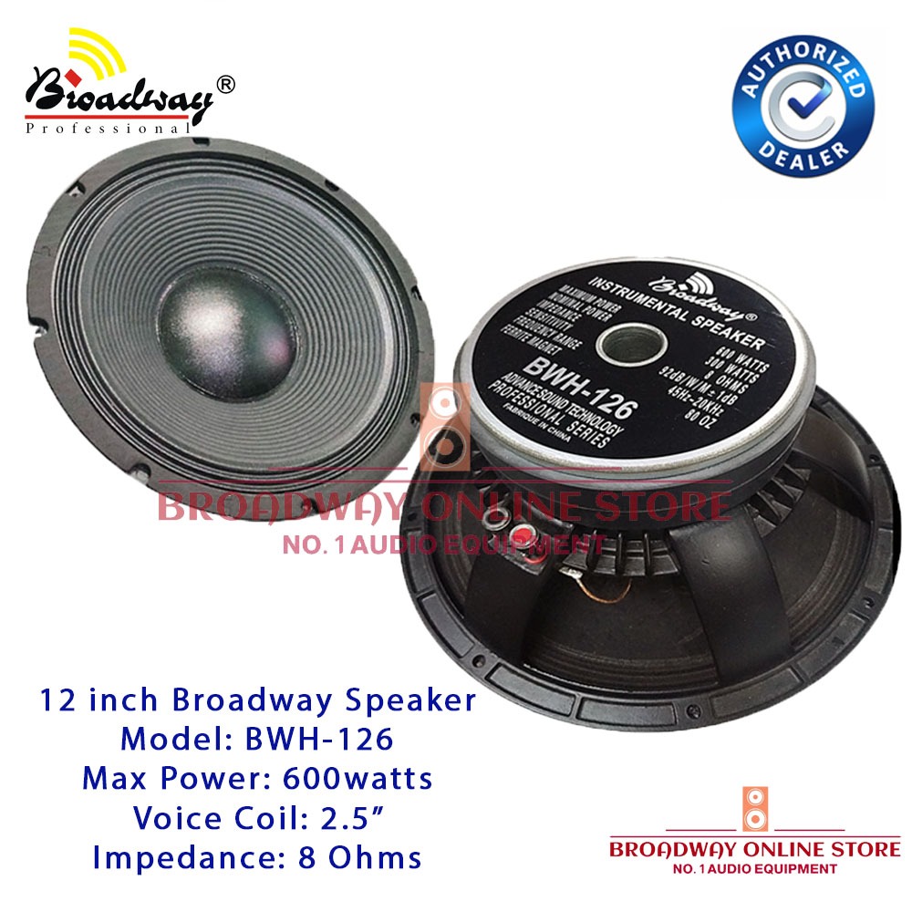 Double Magnet Speaker 12 Inch Double Coil BWH-126 Double Magnet